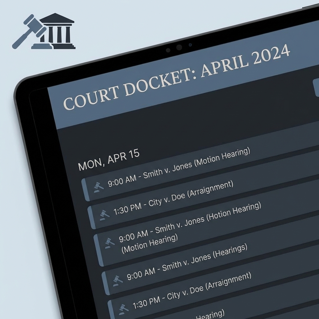 Never Miss a Hearing